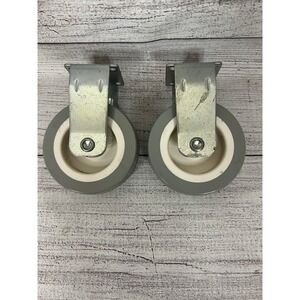 117258 x 2 IKEA Carter Grey Wheels with White Interior